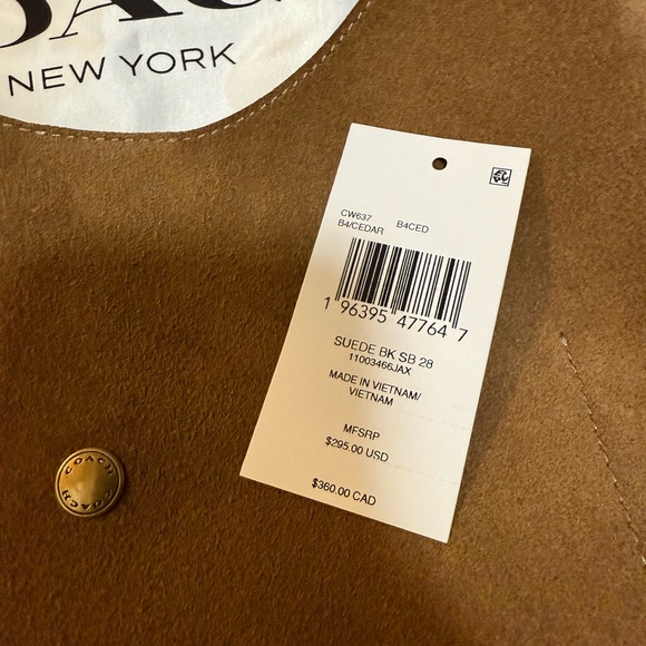 Coach Brooklyn 28 Suede Hobo Bag - Picture 4 of 8